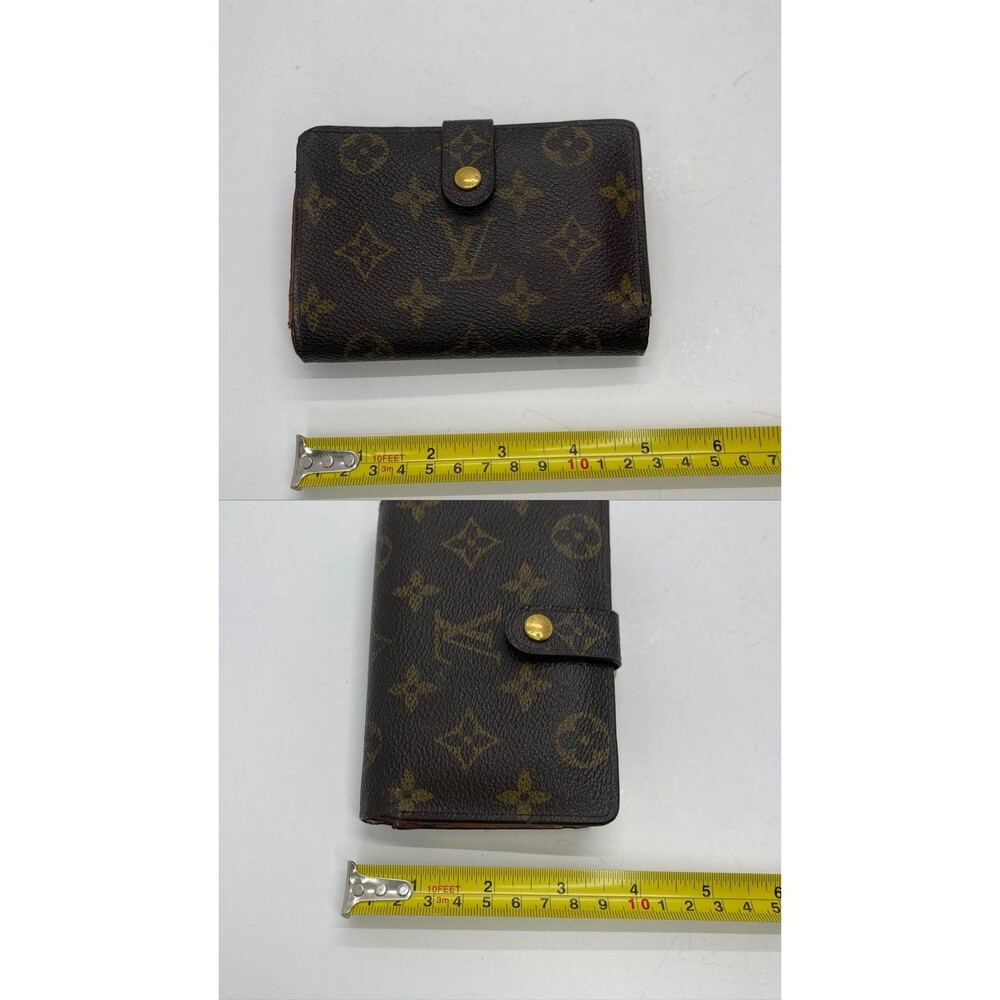 Louis Vuitton Monogram Porte Monnaie Billets Viennois Wallet Brown –Authentic/65 - Picture 8 of 8